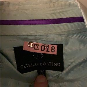 Oswald Boateng silk shirt - FINAL $ cut